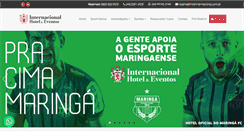 Desktop Screenshot of hotelinternacional.com.br